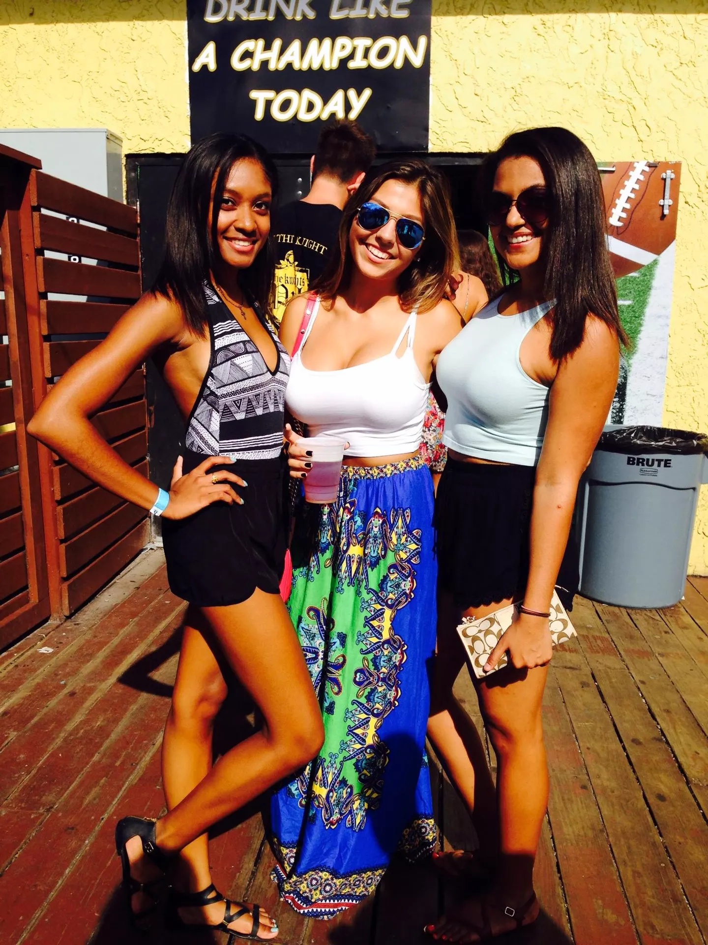 Busty White Tanktop
