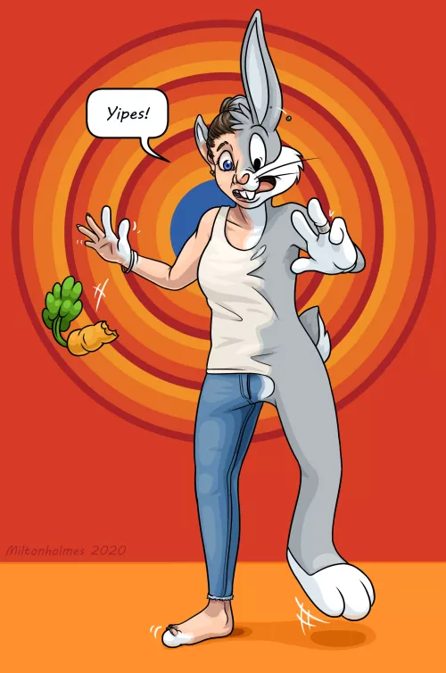 [C] What's Up Doc? (F to Bugs Bunny, Toonification, Furry FTM) by Miltonholmes