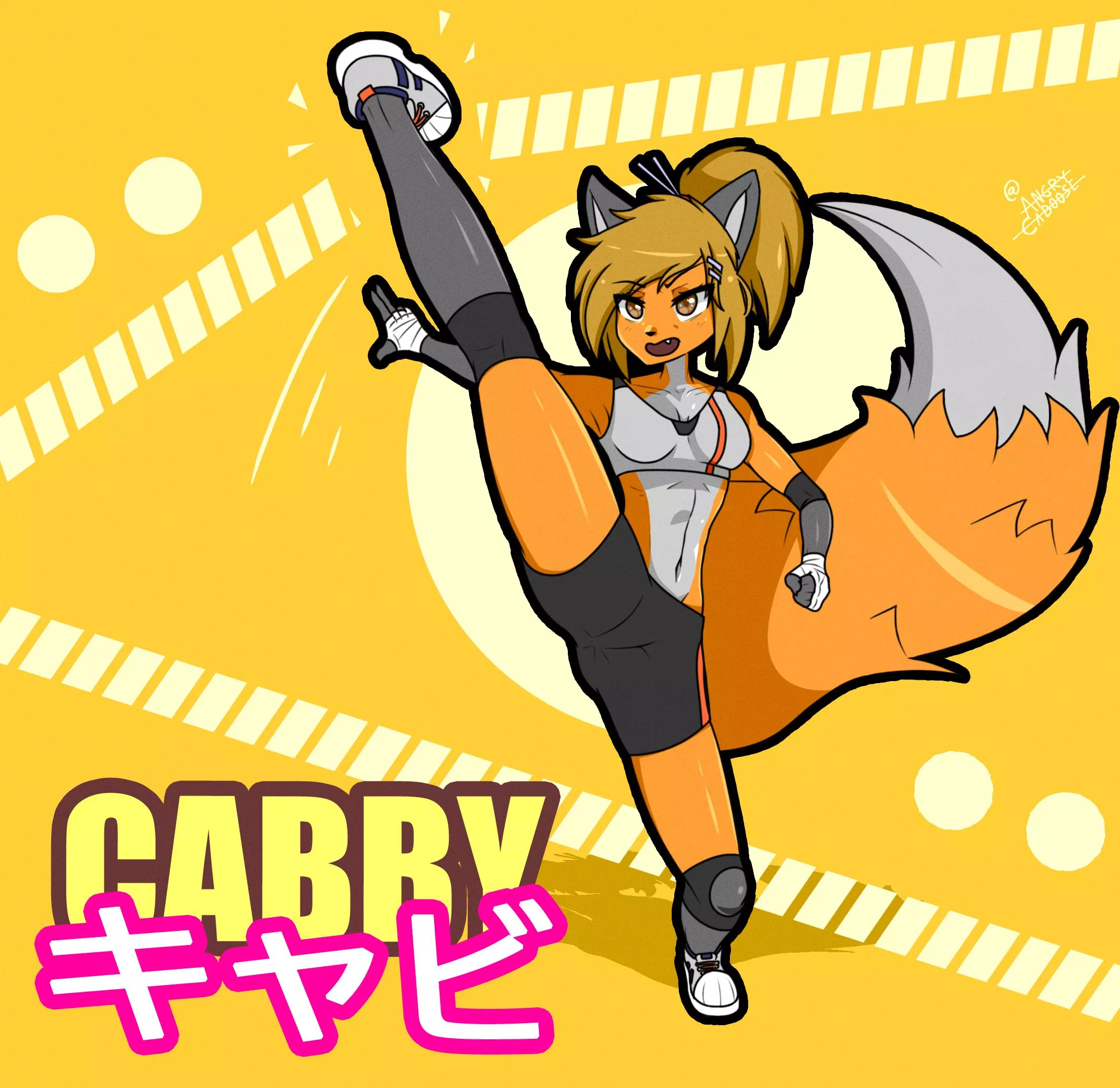 Cabby can’t afford security, so she took up Martial Arts classes (art by me @angrycaboose)