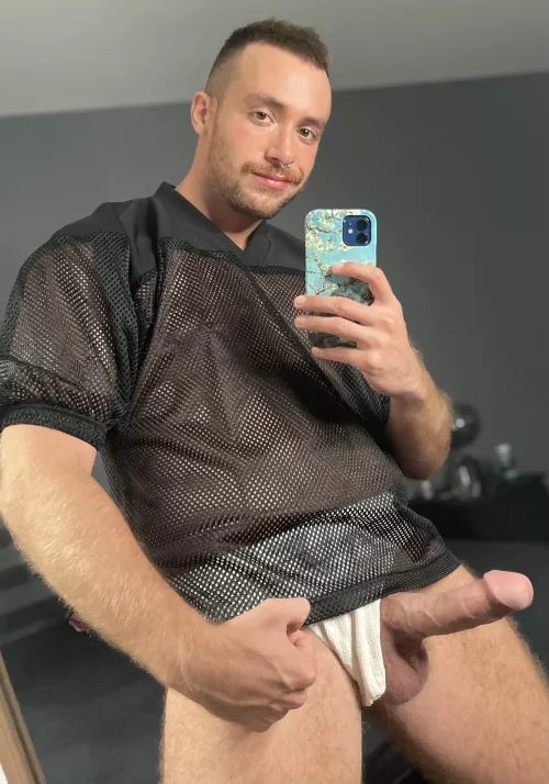 Can I fuck you after practice bro? 😛