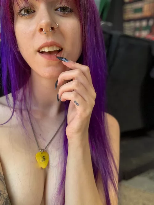 Can This Goth Get A Facial... Please..🙈 (self)