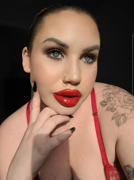 Can't beat glossy red ❤💋(oc)