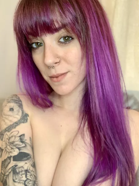 Care To Cover My Natural Goth Face?! 😏💦 (Self)