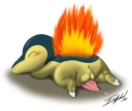 Catch them all challenge #155 - Cyndaquil (ESArtist)