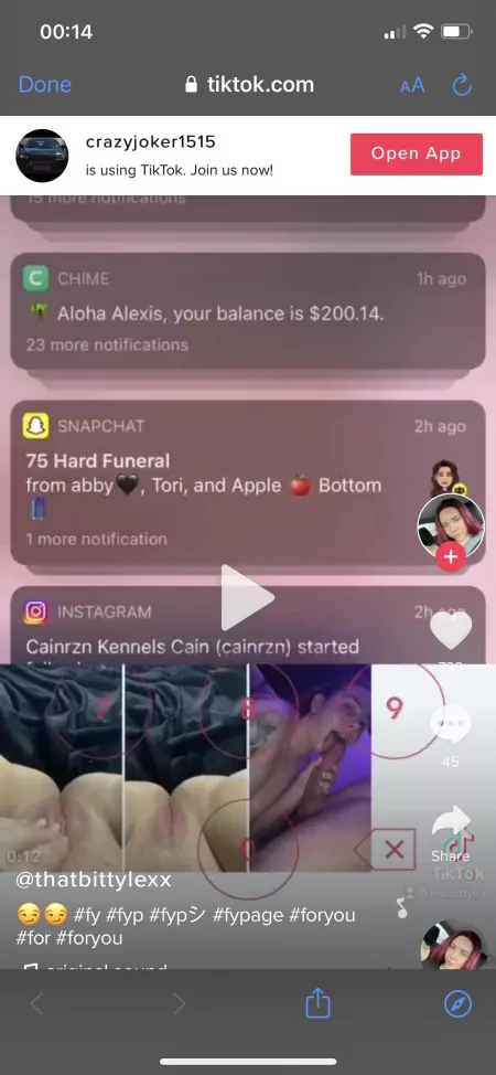 Caught the nasty shit on display