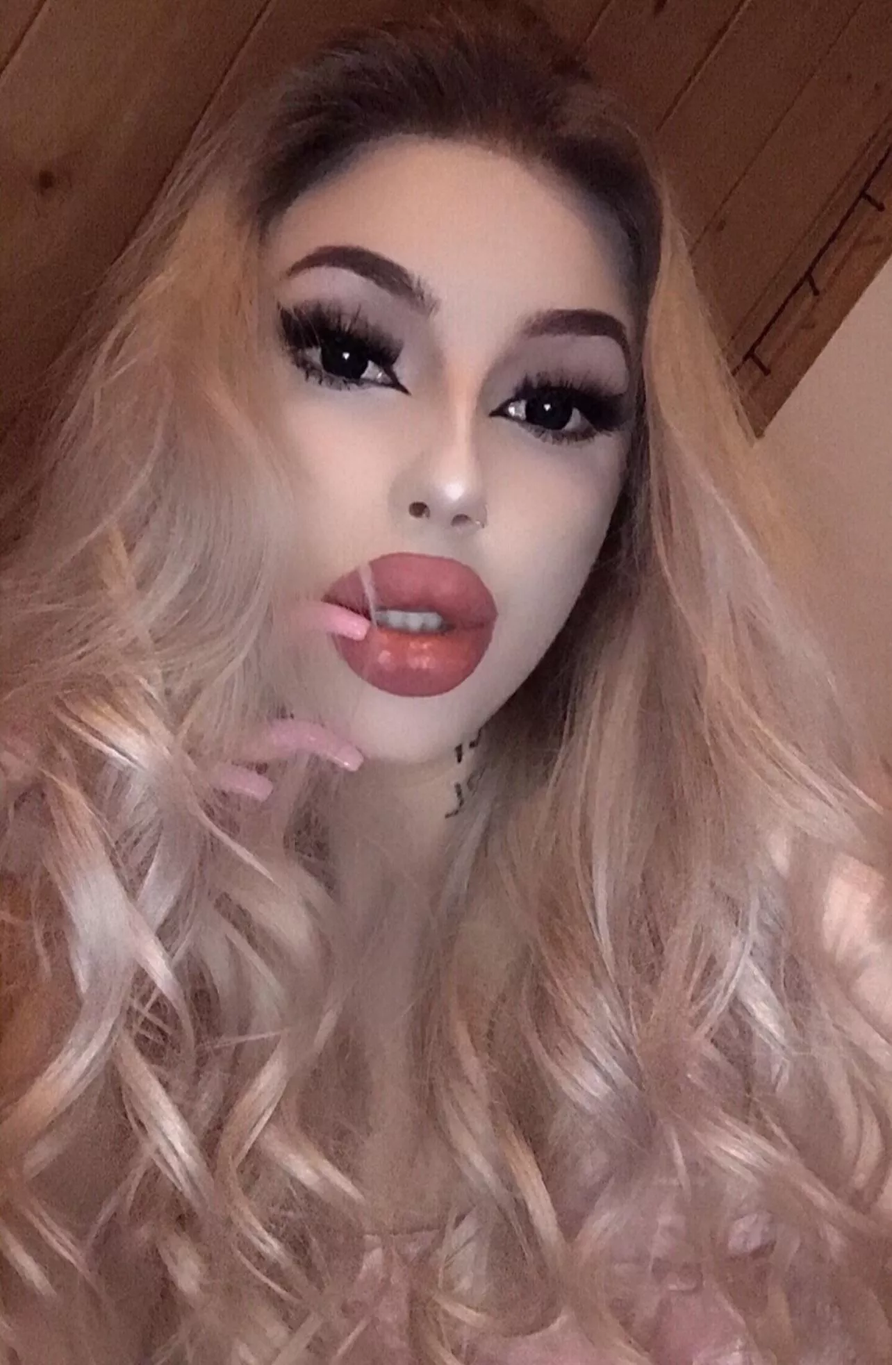 check myyy‼️ONLY FANS‼️(linkk in bio) +100 POSTS ✨20 years old plastic barbie with big fake lips and fake boobs👀✨QUICK response to DMs🔥special/private requests available ✨sexting 🔥dick rates ✨fishnets/stockings 🔥lingerie✨hee