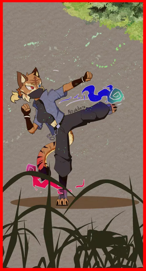 Chun Hei [ by me ] Art Trade with my buddy on @SakaNagashima on Twitter