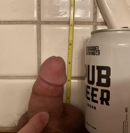 Classic beer can comparison gone wrong lol