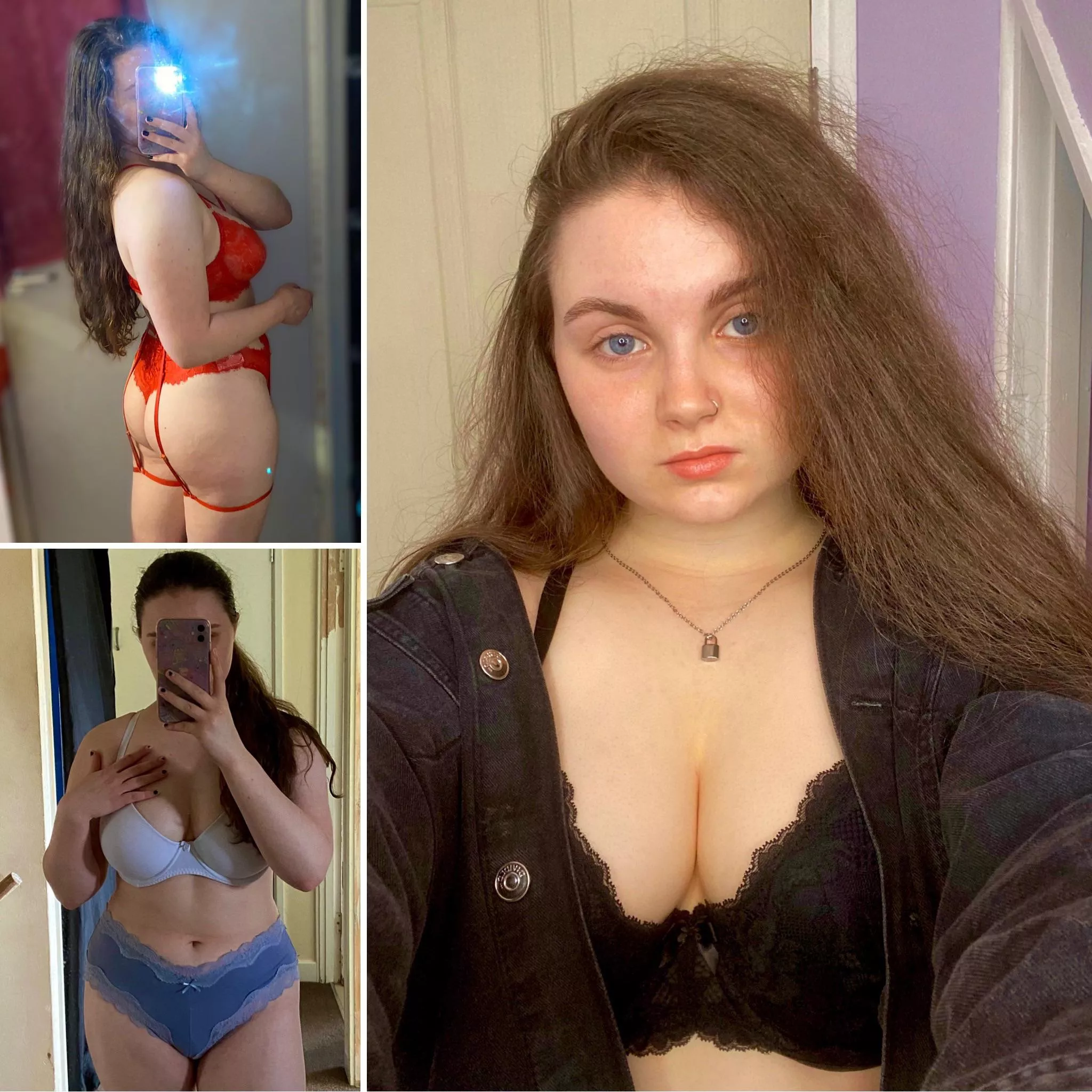 Come get a taste of this busty British teen FOR FREE 😜😍 Link below ⬇️