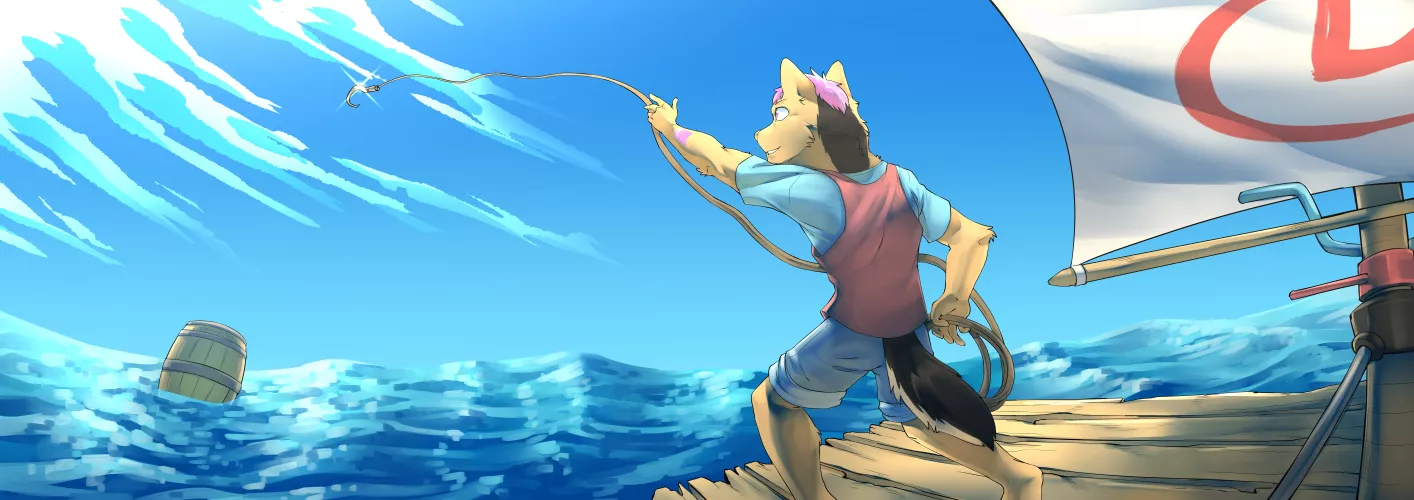 Cool Raft themed commission i did (that was too big for reddit)