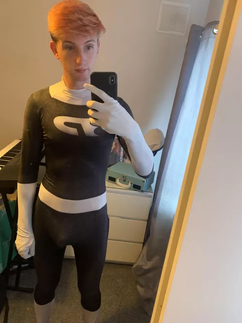 Couldn’t hide the bulge in my costume haha