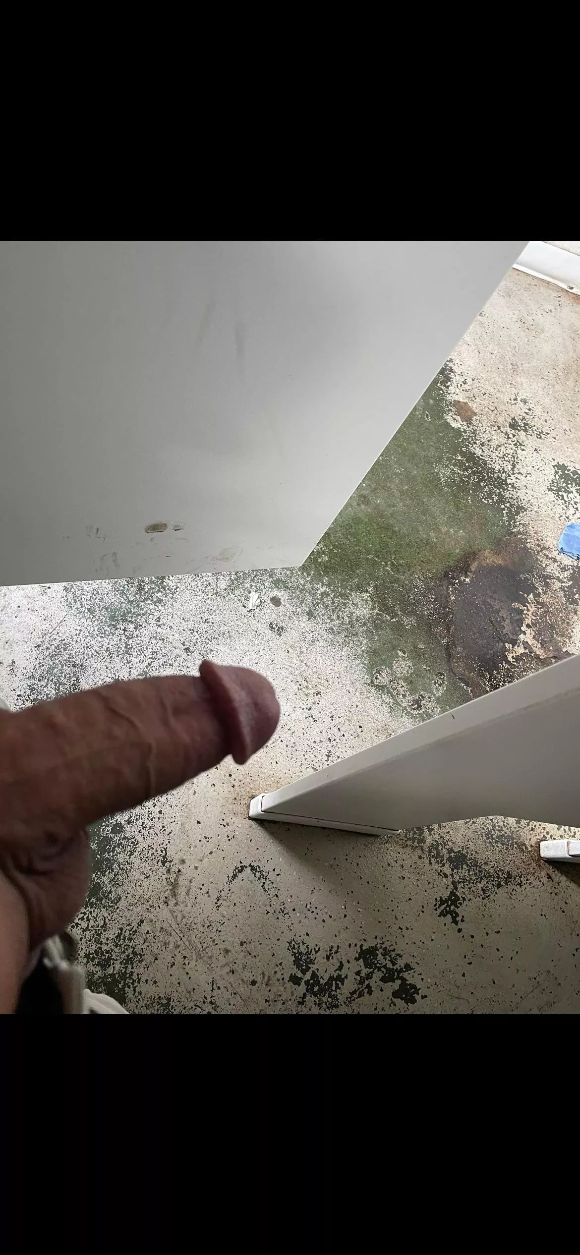 Cruising a public restroom had the door wide open