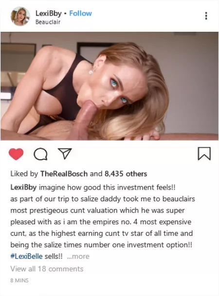 [[cuntagram]] pov youre enjoying the most sound investment of 2021