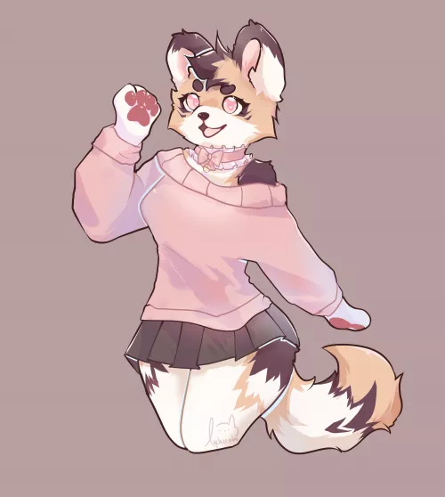 Cute commission for vespirawr on instagram and twit :>!