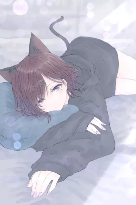 Cute neko~ I know it's not hentai but it's cute af