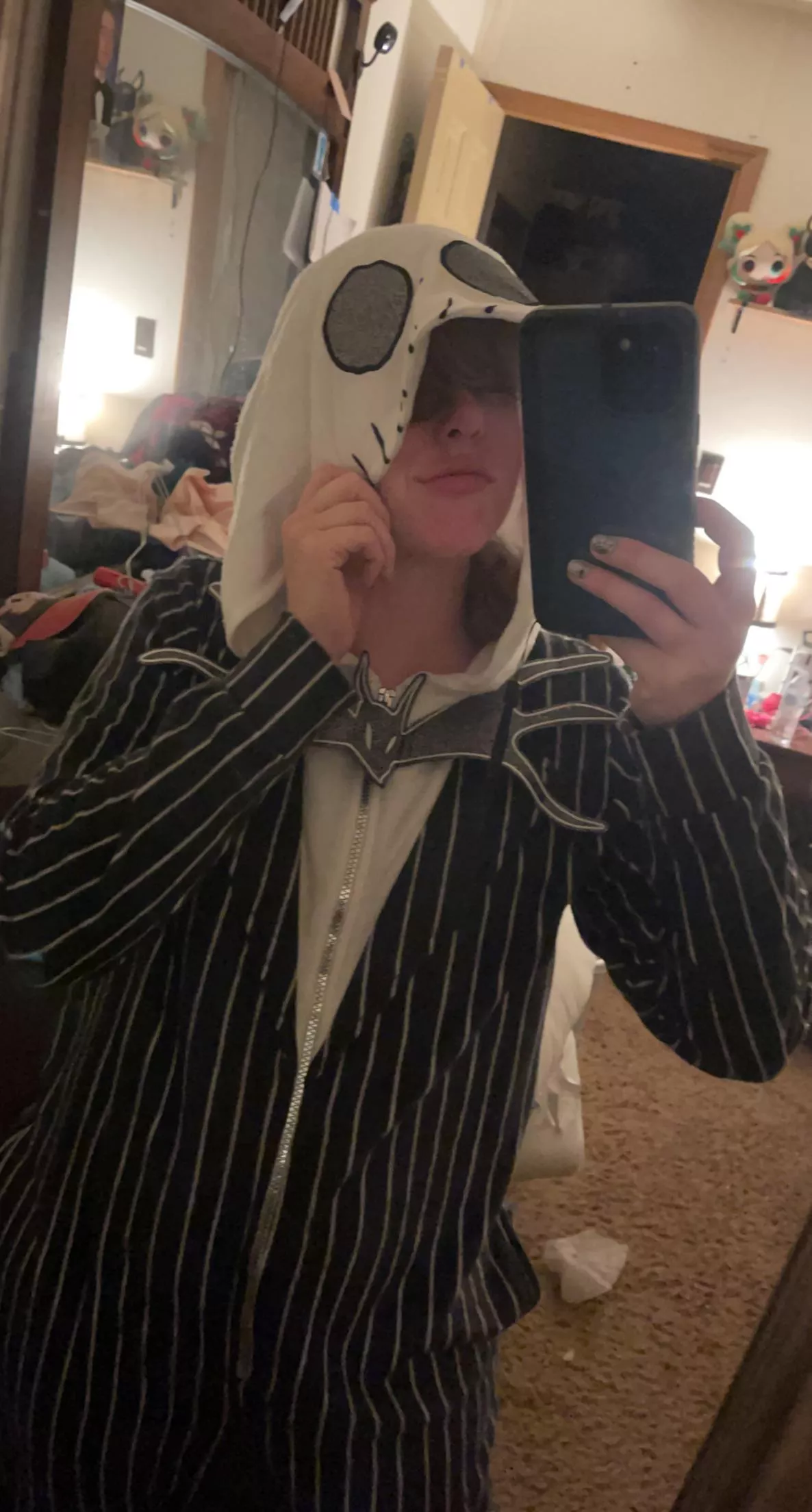 Daddy bought me a jack onesie and I love it! 🥰