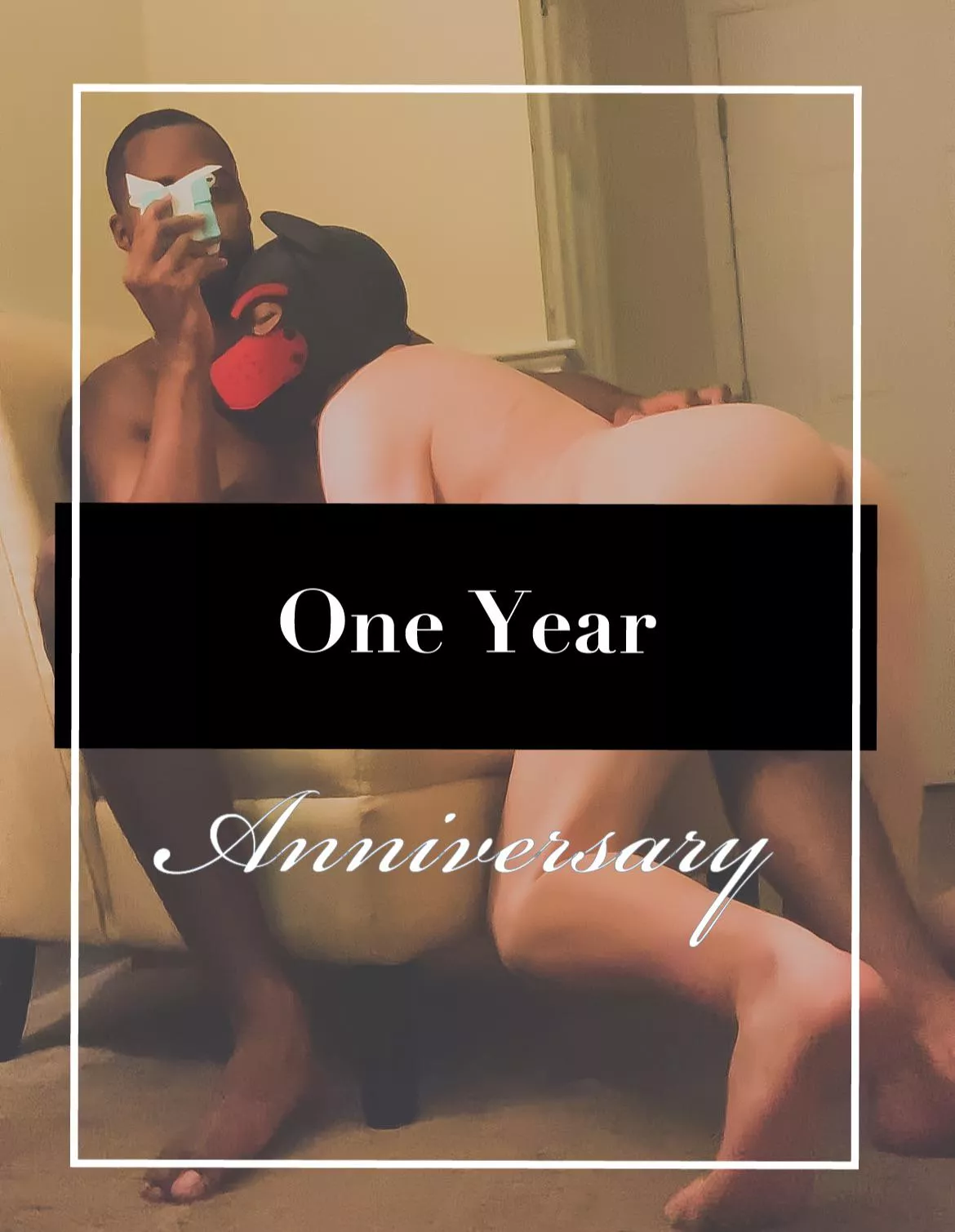 Daddy & Pup Anniversary. 🥇