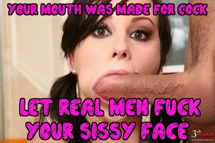 Daily affirmation of who you are and your purpose as a sissy cocksucker 😘