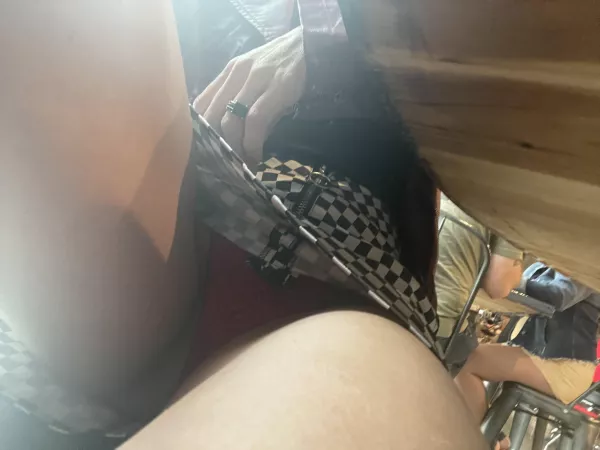 Date night😈 wish you were under the table…