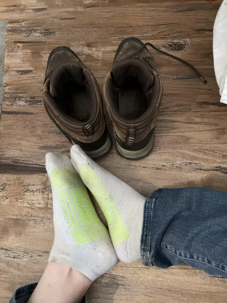 Day number three. Maybe I’ll wear them a little longer.