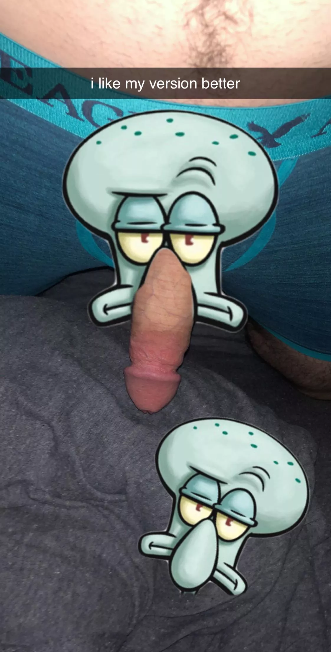 decided to show some friends my take on squidward