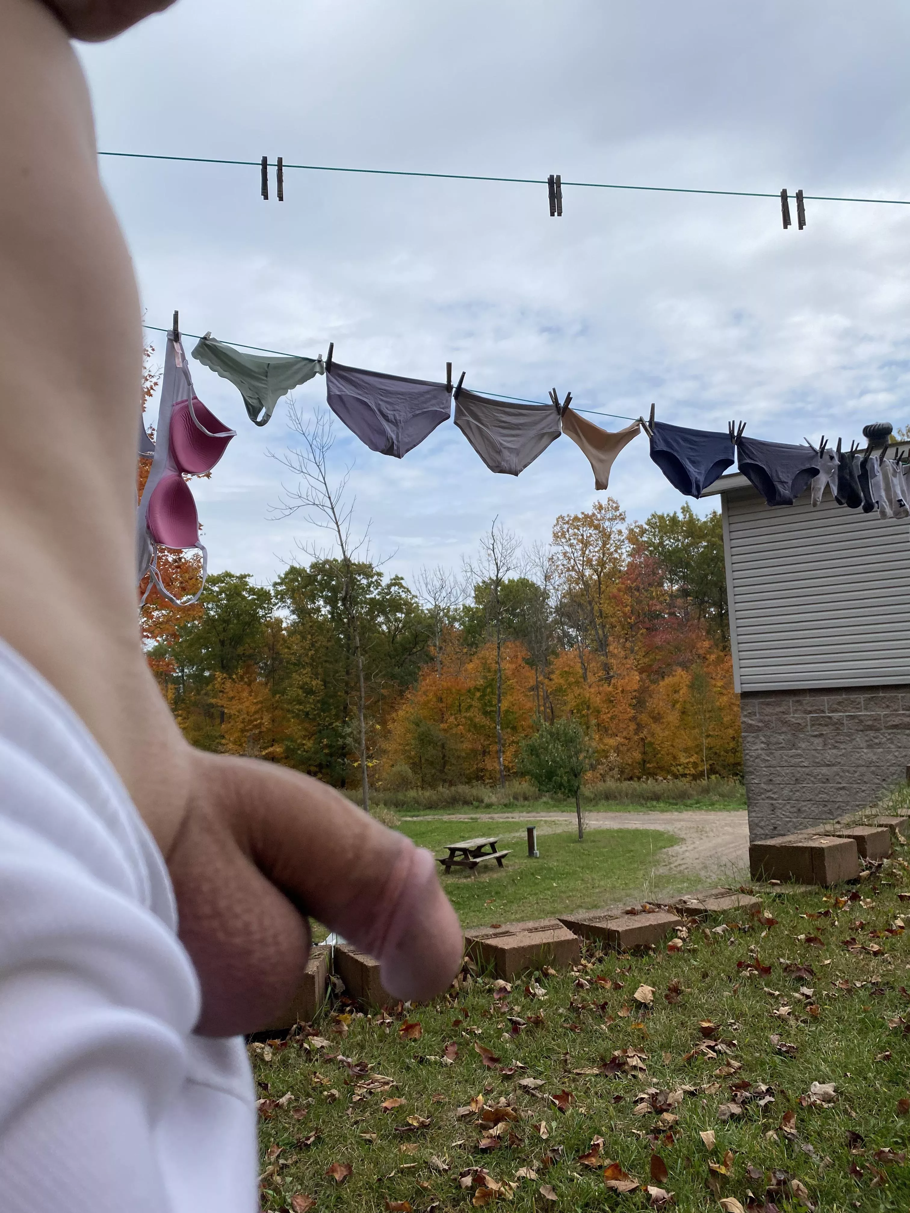 Did I hang (m)y wife’s laundry right?