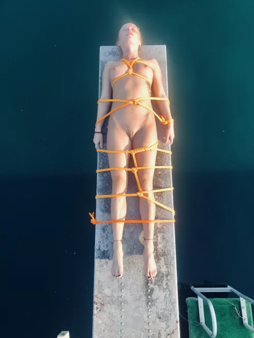 Diving Board Over Water