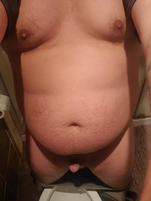 Do you like how my man tits are filling In? Love having my belly rubbed.