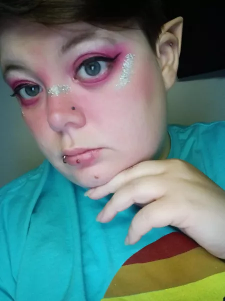 Do you like my ears and makeup?