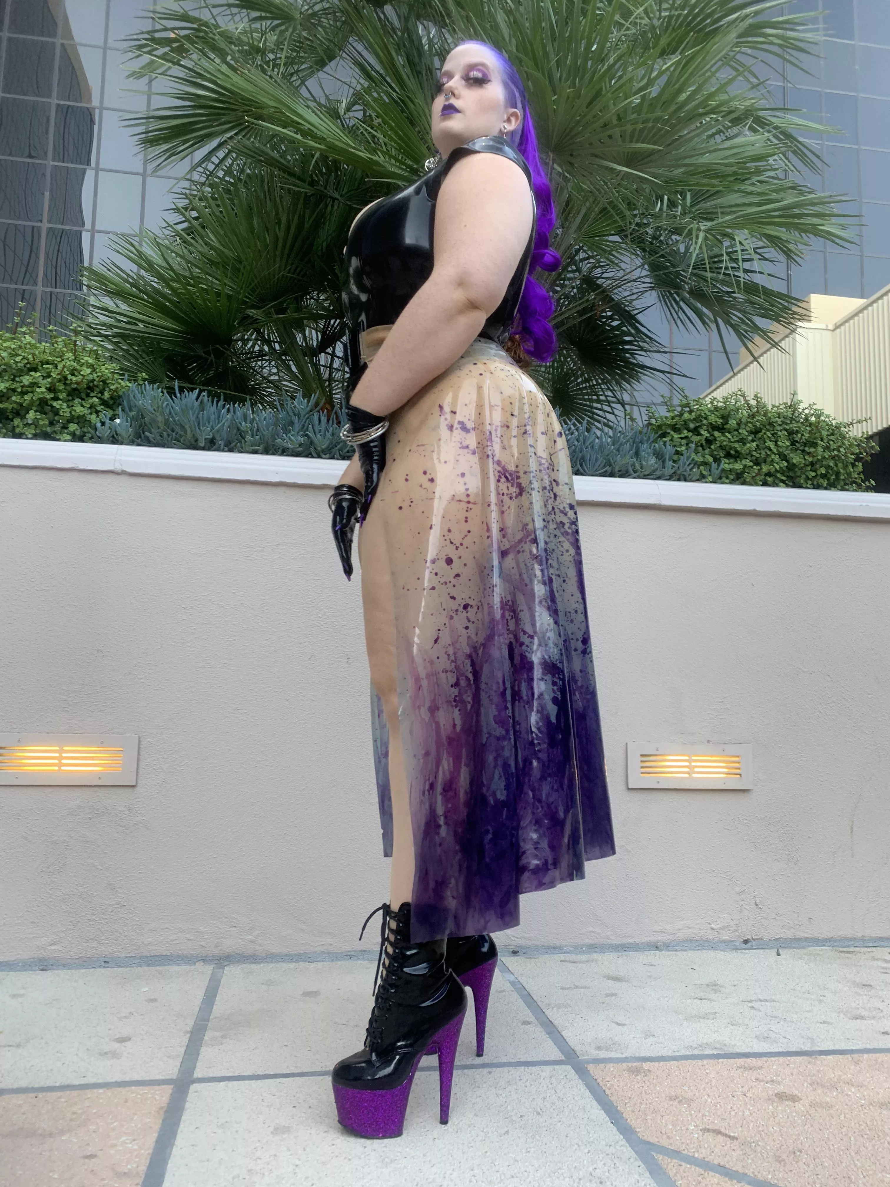 Do you like my new skirt? 😈💜💦
