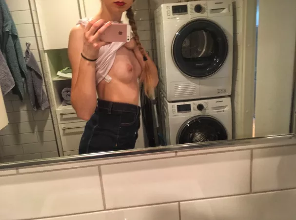 Do you like my small tits?😜💗