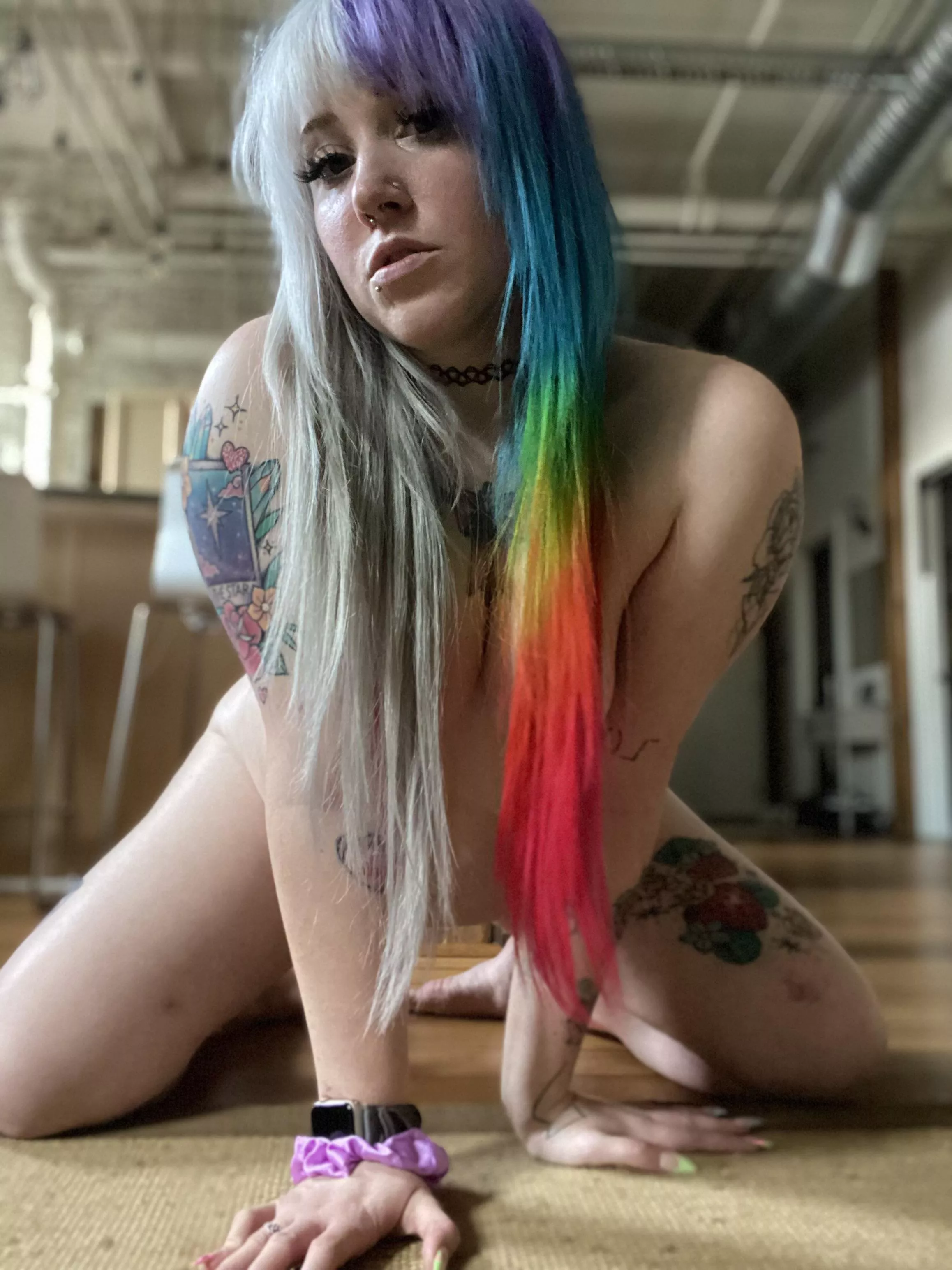 Do you prefer my silver side or my rainbow side?