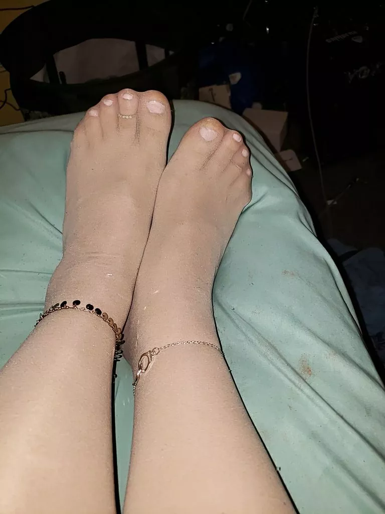 Do you want these feet on your lap? Or would you prefer somewhere else?