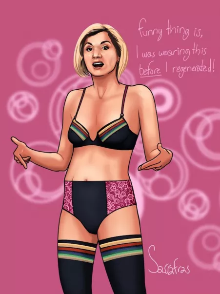 Doctor Who in lingerie Doctor Who in lingerie