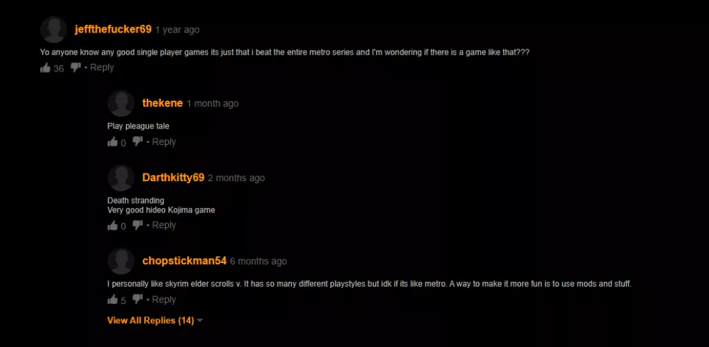 Does anyone know good games?