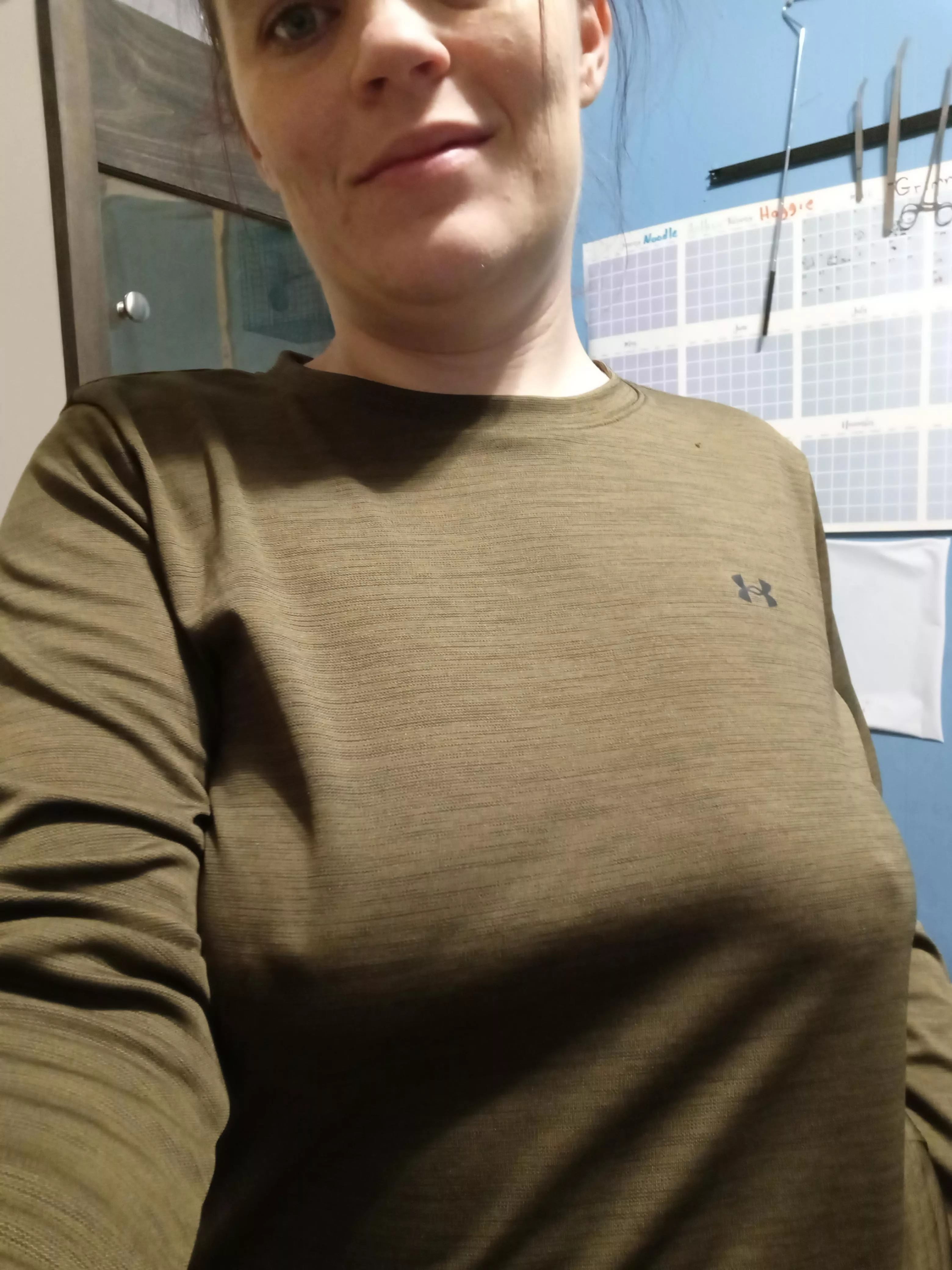Does this green make my nipples look hard?🤣