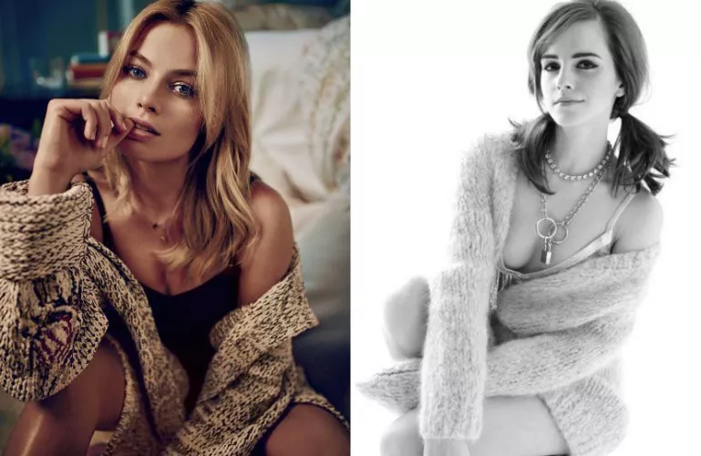 Dom me as Margot Robbie or Emma Watson