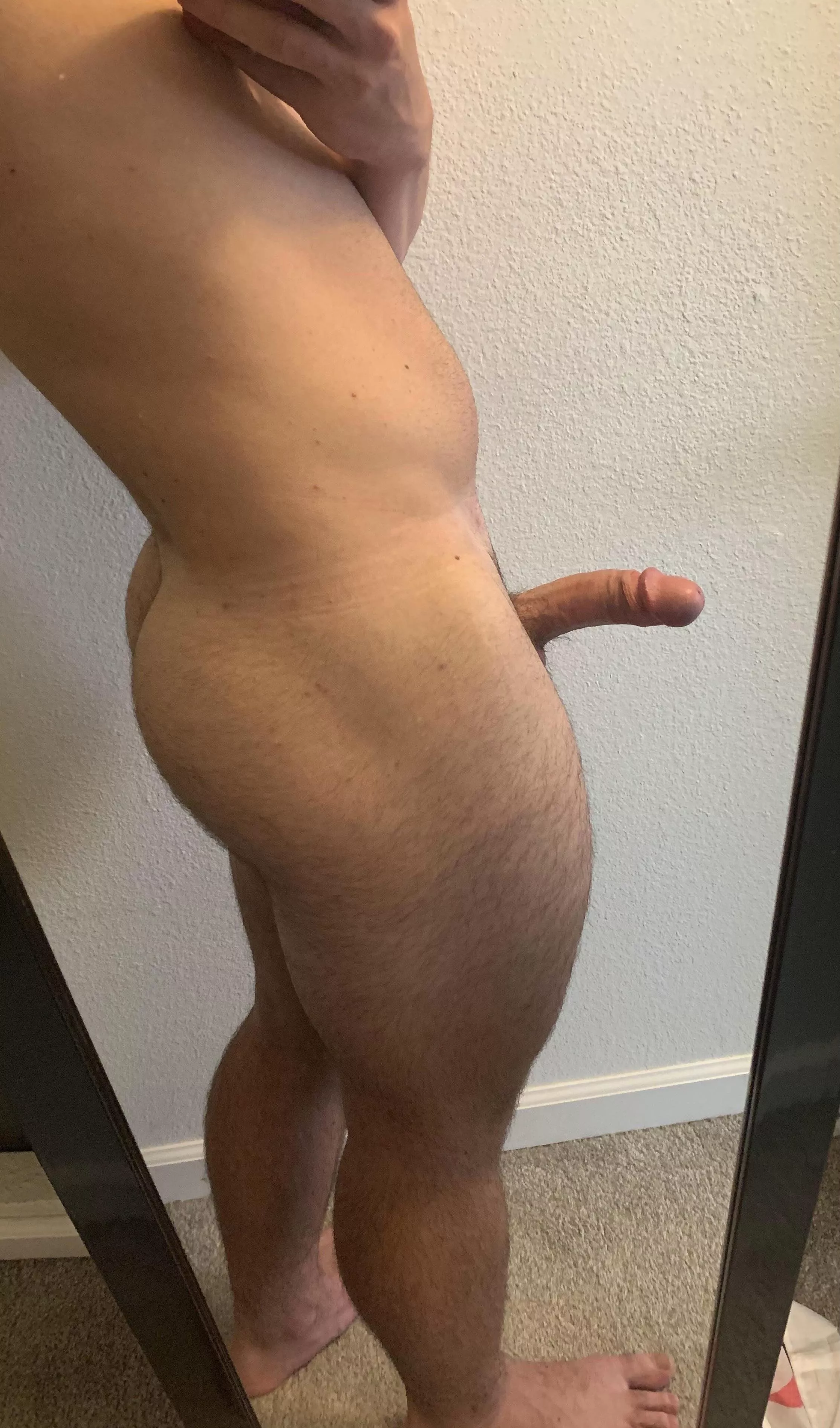 Don’t be shy, tell me what you like about my cock and body