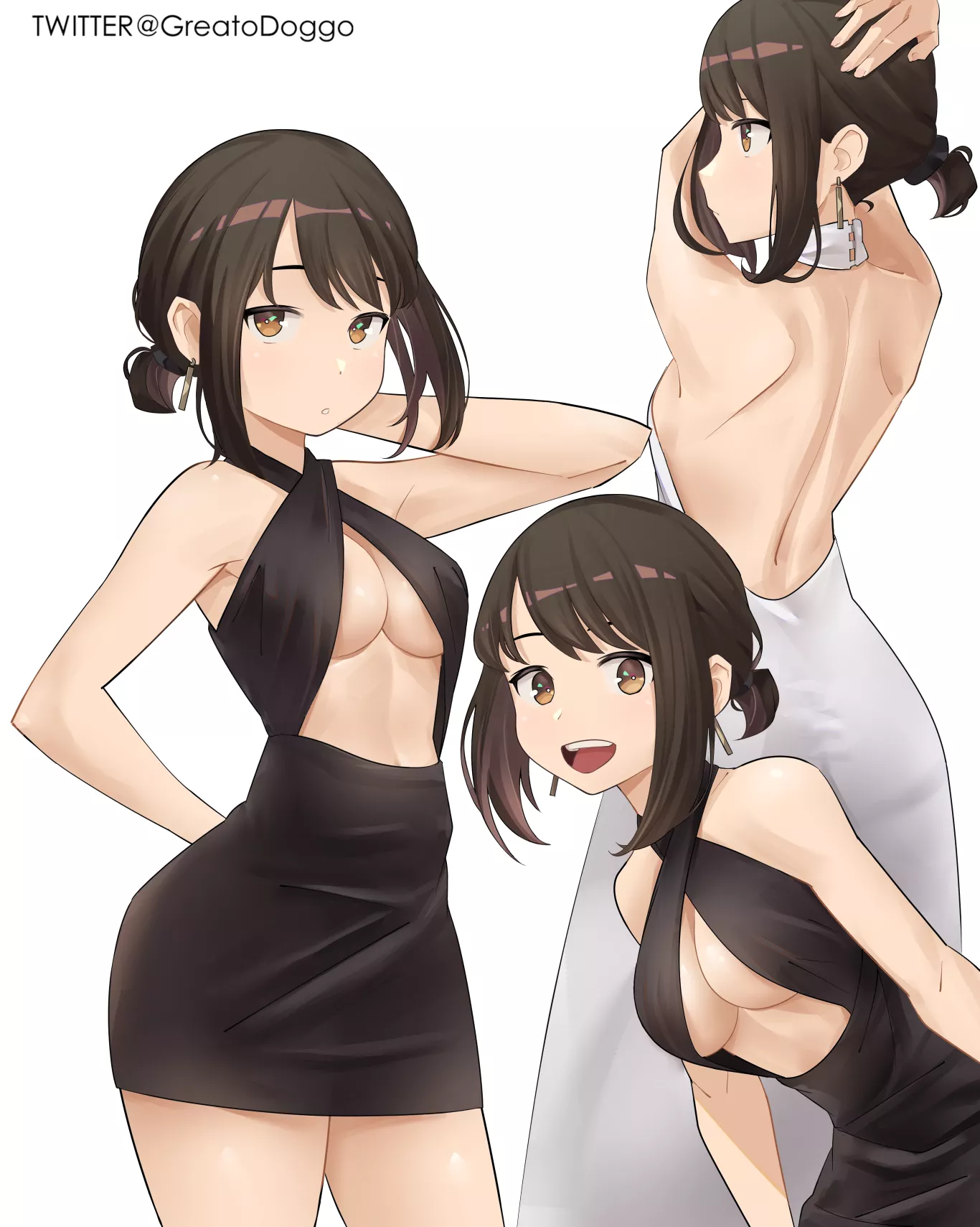 Douki-Chan in lewd clothing (GreatoDoggo) [Ganbare Douki-chan]