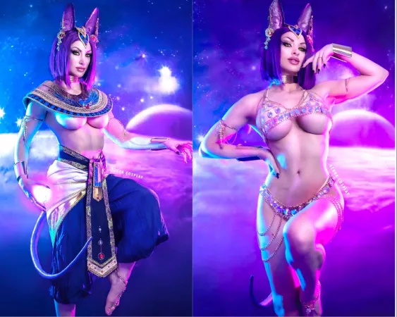 Embellished Lord Beerus from DBZ cosplay vs Lewds (AzuraCosplay)