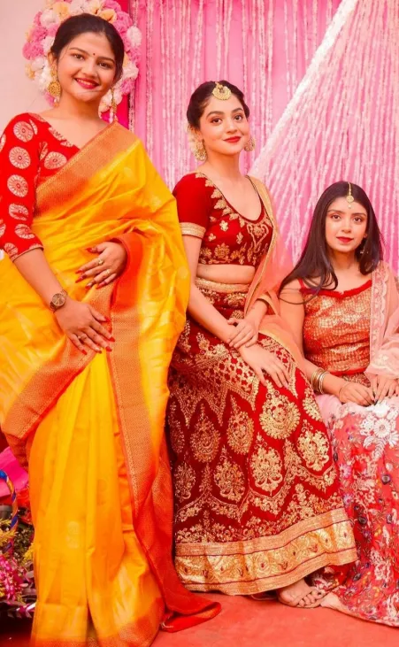 Ethnic indian chicks