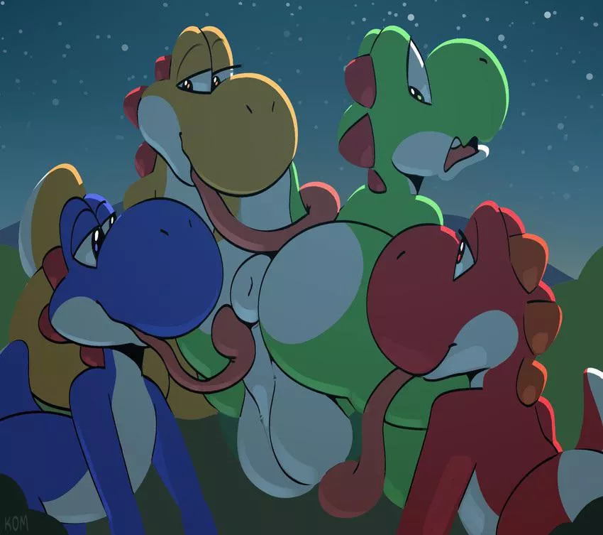 Everyone wants a piece of Yoshi’s ass.. (Komdog)