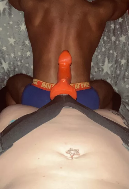 Face Down - Ass Up Baby Boy… time for me to pound that juicy 🍑 with my giant Girl Cock! (DMs open - P2P)
