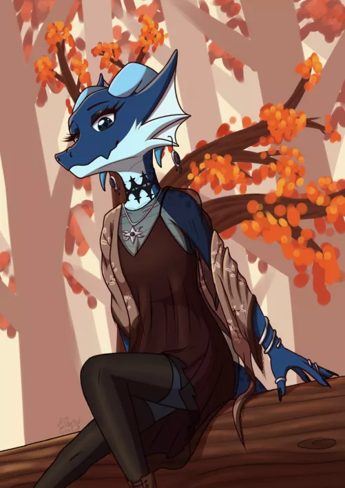 Fallen Witch 🍂 (by me ~ @CherishCat2 on Twitter)