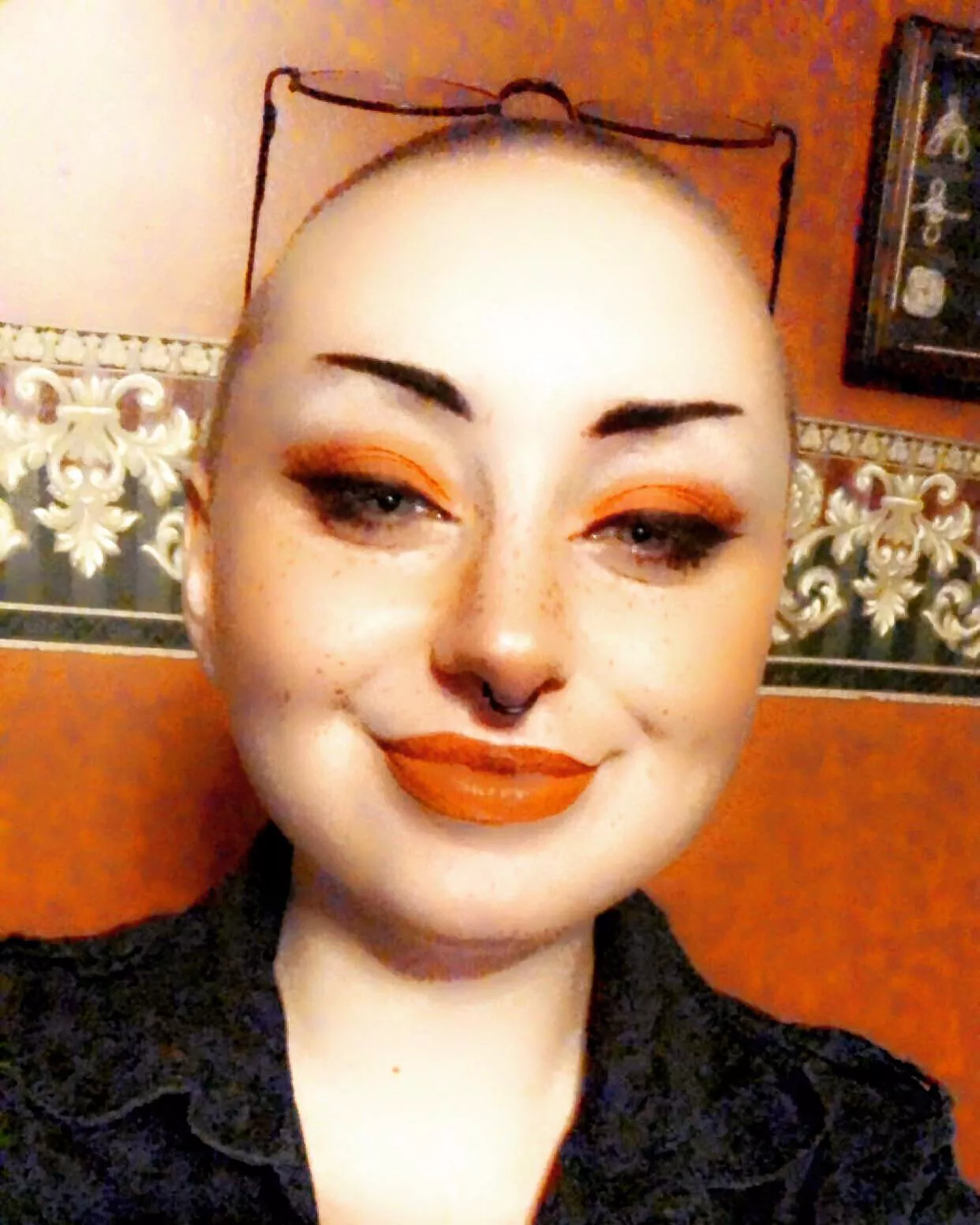 Felt powerful 🧡 loving my new orange pallet