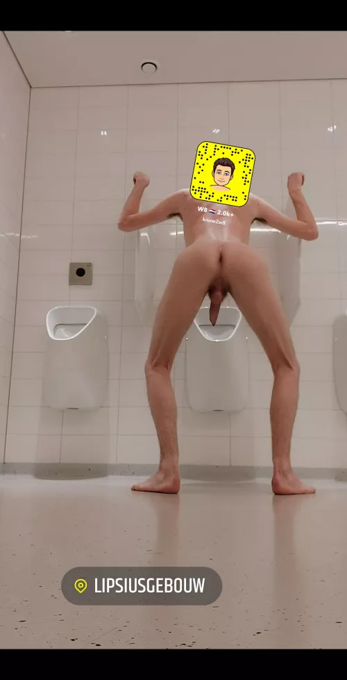 Finding me like this at a cruising toilet at a university