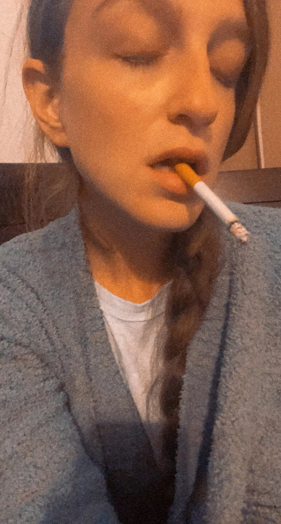 first cigarette of the day- wanna join me baby? ❣️