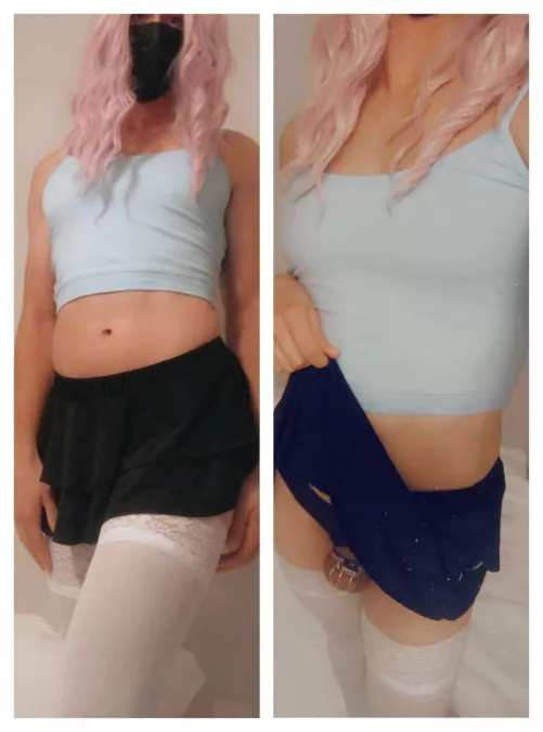 Flashing the goods 😘