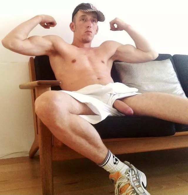 “Flexing Scally lad with his cock out” ...