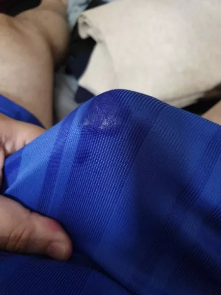 Footie shorts with precum 🤤